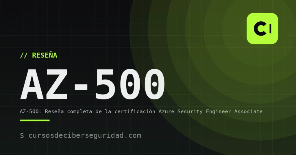 AZ-500: Reseña completa de la certificación Azure Security Engineer Associate