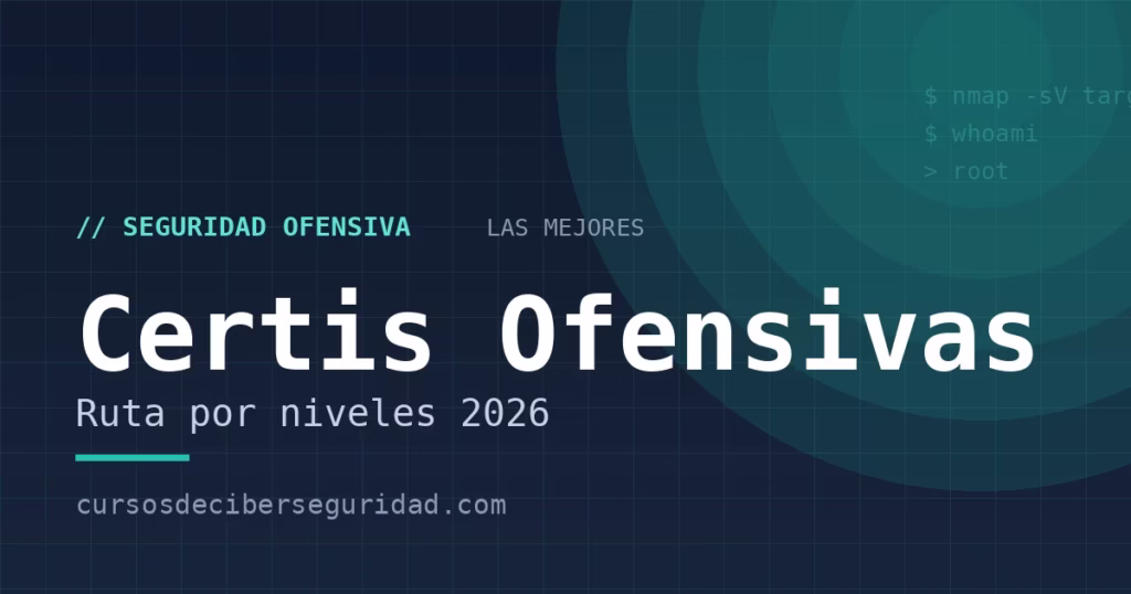 Mejores certificaciones de seguridad ofensiva (2026)