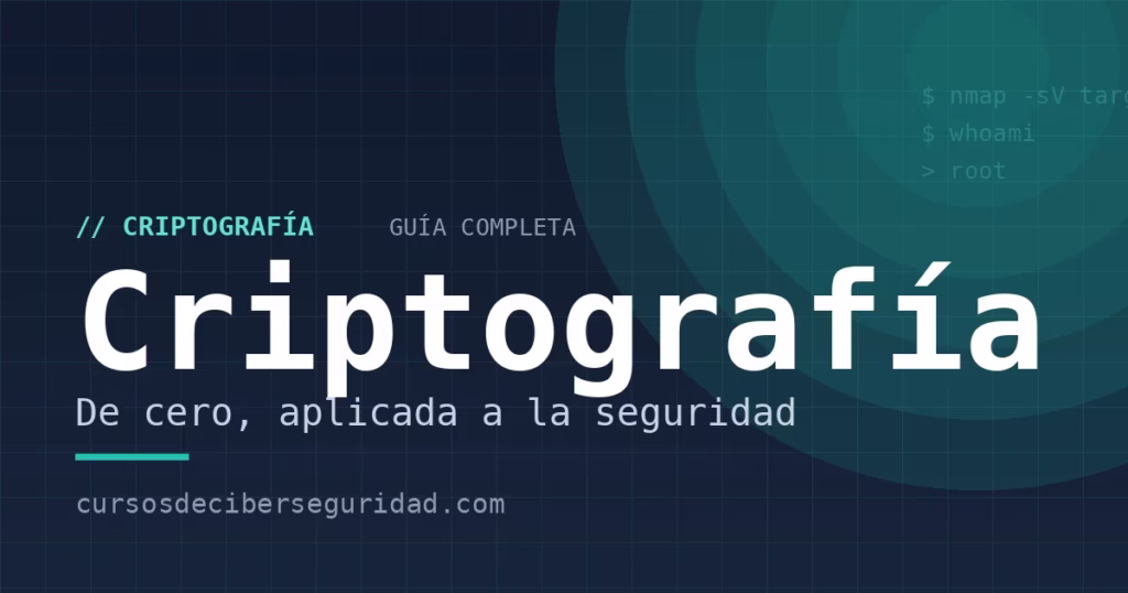 Criptografía: guía completa aplicada a la ciberseguridad (2026)
