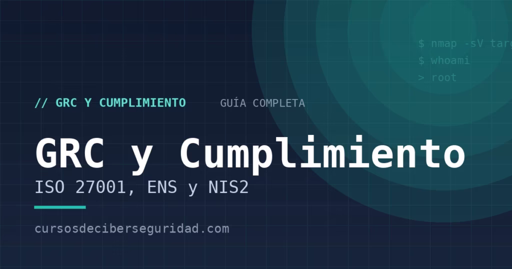 GRC y cumplimiento: guía completa (ISO 27001, ENS, NIS2)