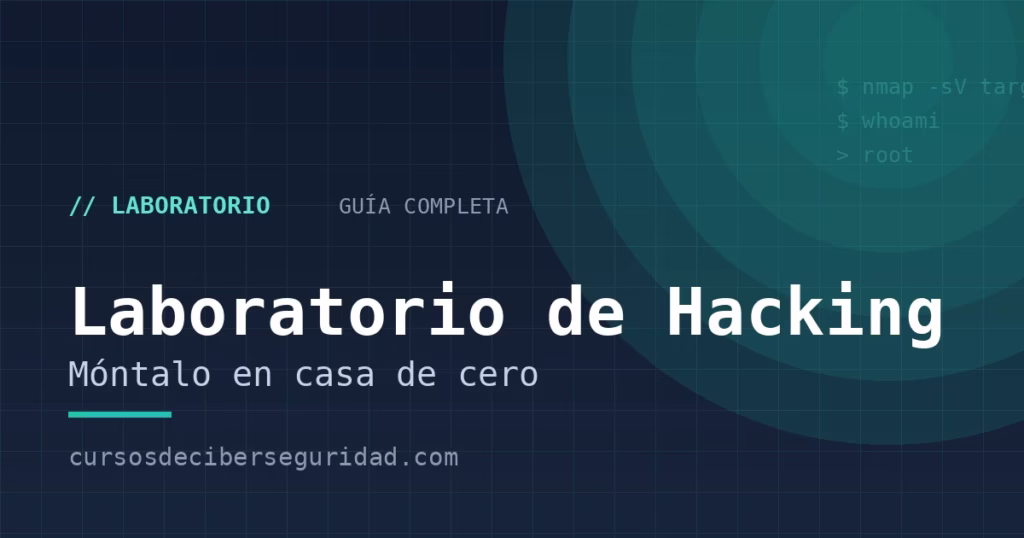 Cómo montar un laboratorio de hacking en casa (2026)