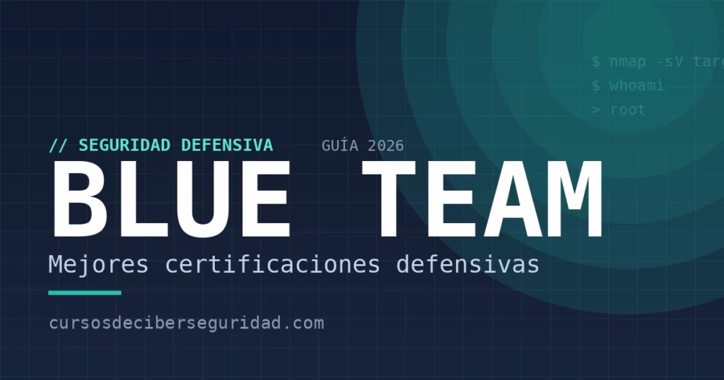 Mejores certificaciones de seguridad defensiva (blue team)