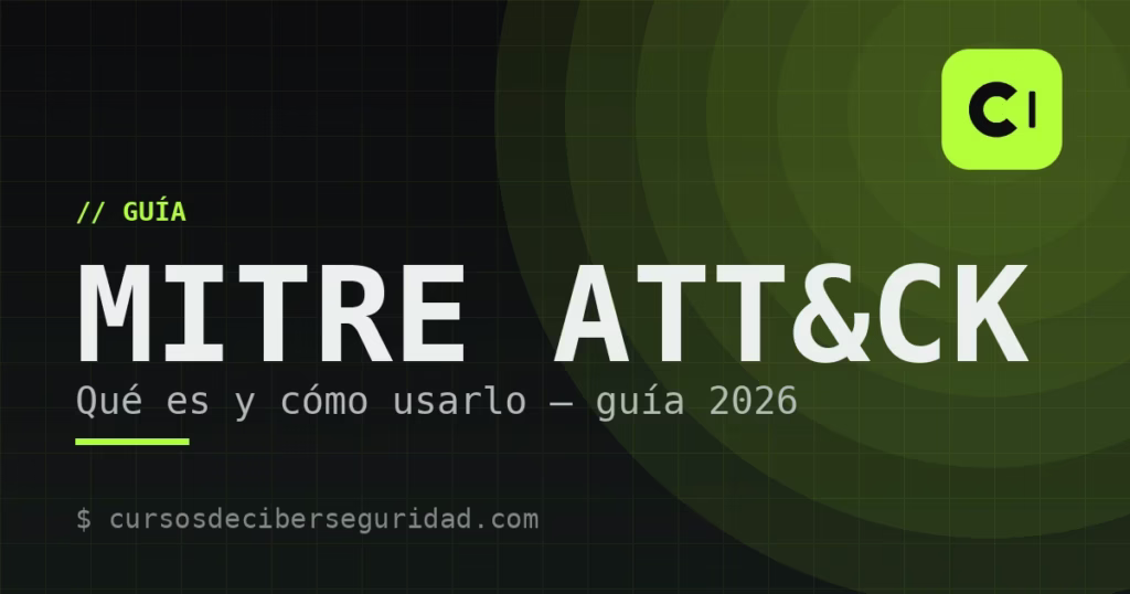 Qué es MITRE ATT&CK y cómo usarlo: guía (2026)