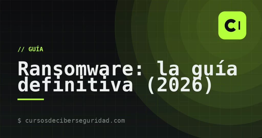 Ransomware: la guía definitiva (2026)