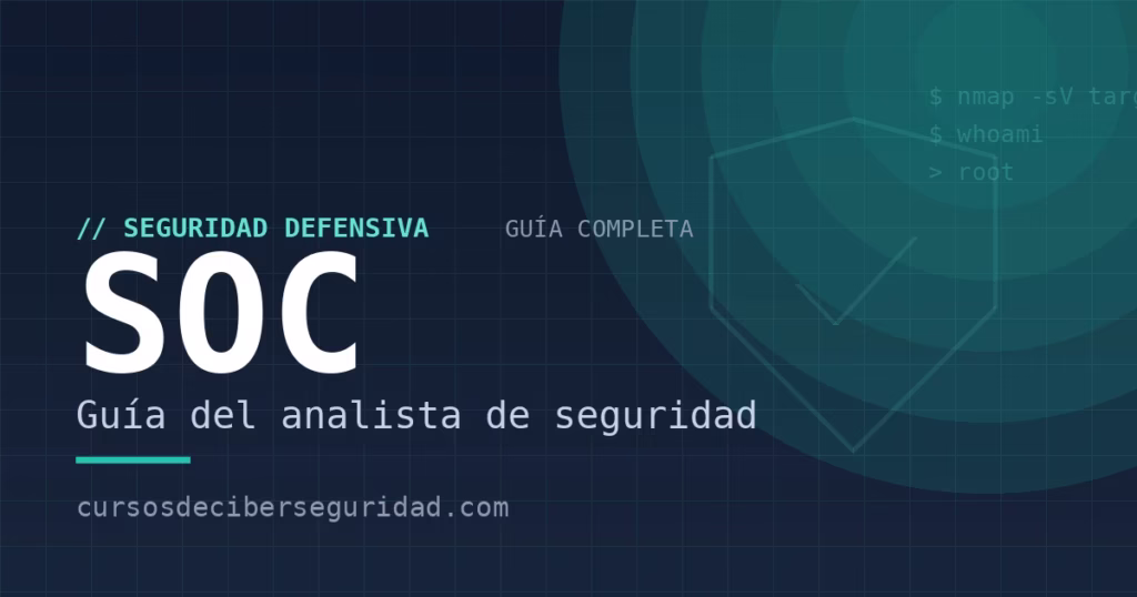 Cómo trabajar en un SOC: guía del analista de seguridad