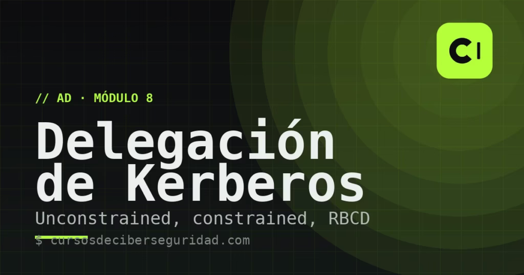 Módulo 8: Delegación de Kerberos — riesgos y endurecimiento