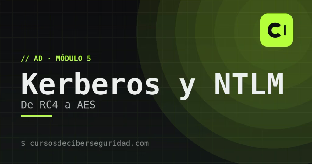 Módulo 5: Endurecer la autenticación — Kerberos y NTLM (de RC4 a AES)