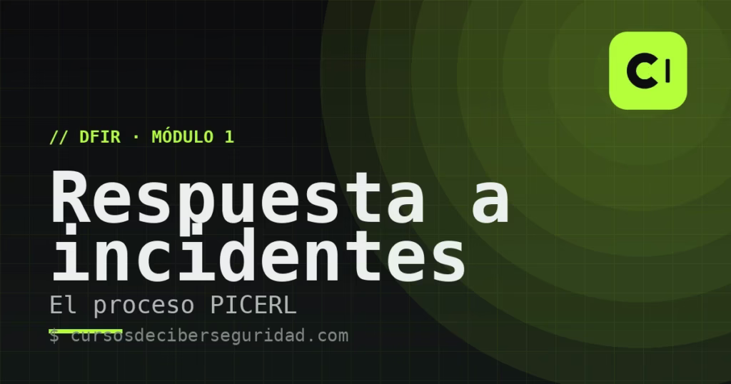 Módulo 1: Fundamentos de la respuesta a incidentes y el proceso PICERL
