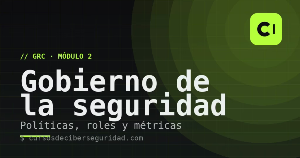 Módulo 2: Gobierno de la seguridad de la información