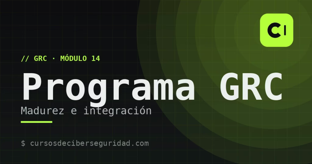Módulo 14: Programa GRC integrado, madurez y herramientas