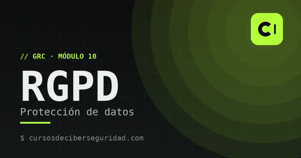 Módulo 10: RGPD y protección de datos