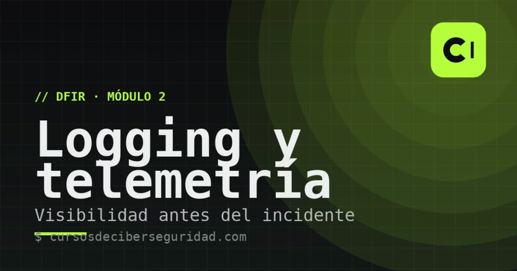 Módulo 2: Preparación: logging, telemetría y visibilidad