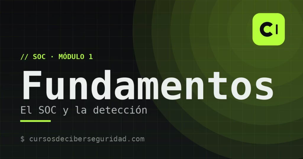 Módulo 1: Qué es la ingeniería de detección y cómo se organiza un SOC