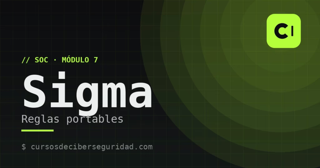 Módulo 7: Sigma, la lengua franca de las detecciones