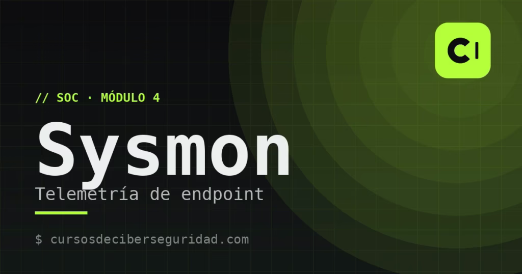 Módulo 4: Telemetría de Windows II — Sysmon y su configuración