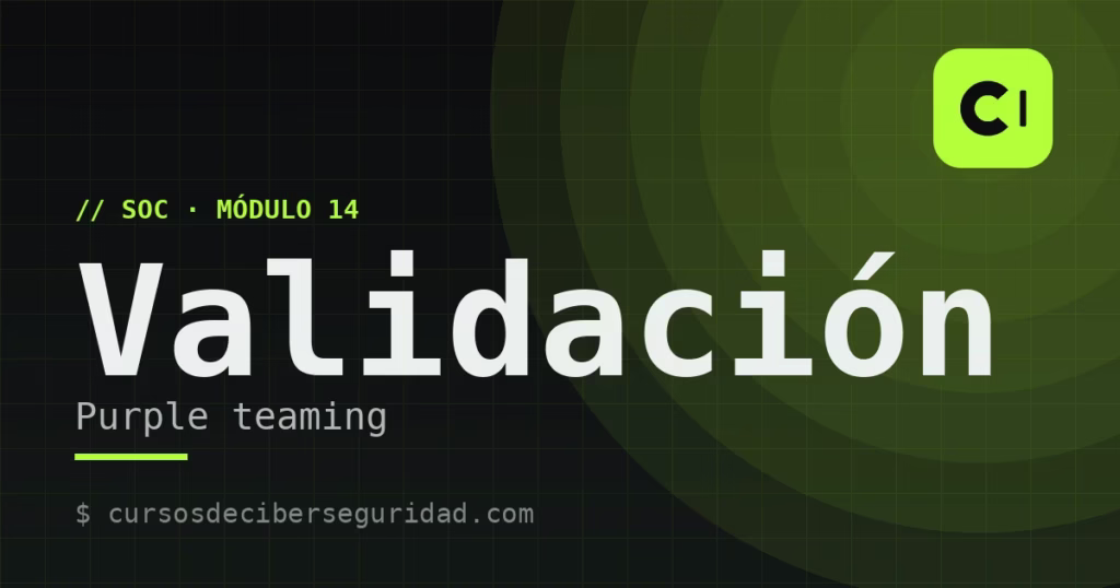 Módulo 14: Validación y purple teaming